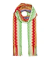 MISSONI ZIG-ZAG STRIPE SCARF,000635981