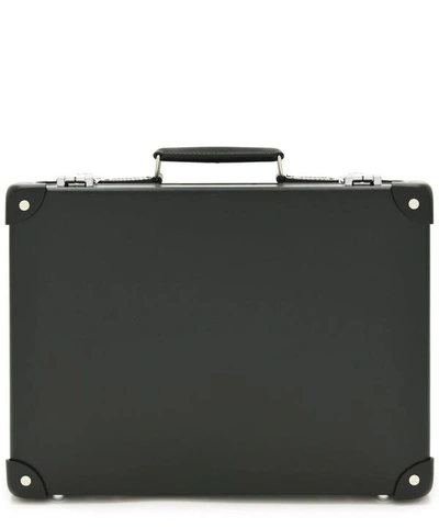 Globe-trotter Centenary 16' Slim Attache Case In Black