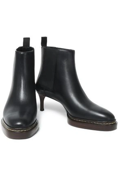 3.1 Phillip Lim / フィリップ リム 3.1 Phillip Lim Woman Florence Leather Platform Ankle Boots Black