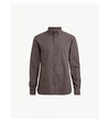 Allsaints Redondo Slim-fit Cotton Shirt In Core Grey