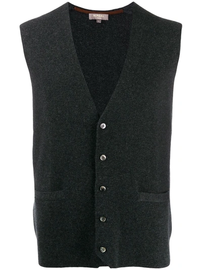 N•peal Chelsea Milano Waistcoat In Grey