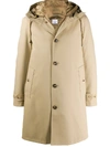 BURBERRY COAT WITH DETACHABLE WARMER