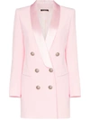 BALMAIN DOUBLE-BREASTED BLAZER DRESS