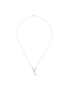 YVONNE LÉON YELLOW 18K GOLD DIAMOND LOBSTER NECKLACE