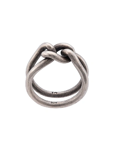 M Cohen Curb Band Ring In Silver
