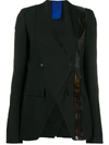 ILARIA NISTRI STRIPE DETAILED BLAZER