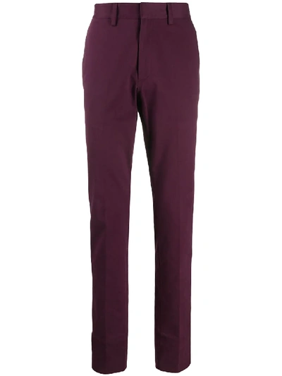 Etro Tailored Straight Leg Trousers In Purple