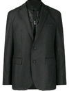 HUGO BOSS LAYERED PADDED BLAZER