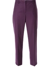 THEORY SLIM CROPPED TROUSERS