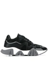 Versace Squalo Sneakers In Black