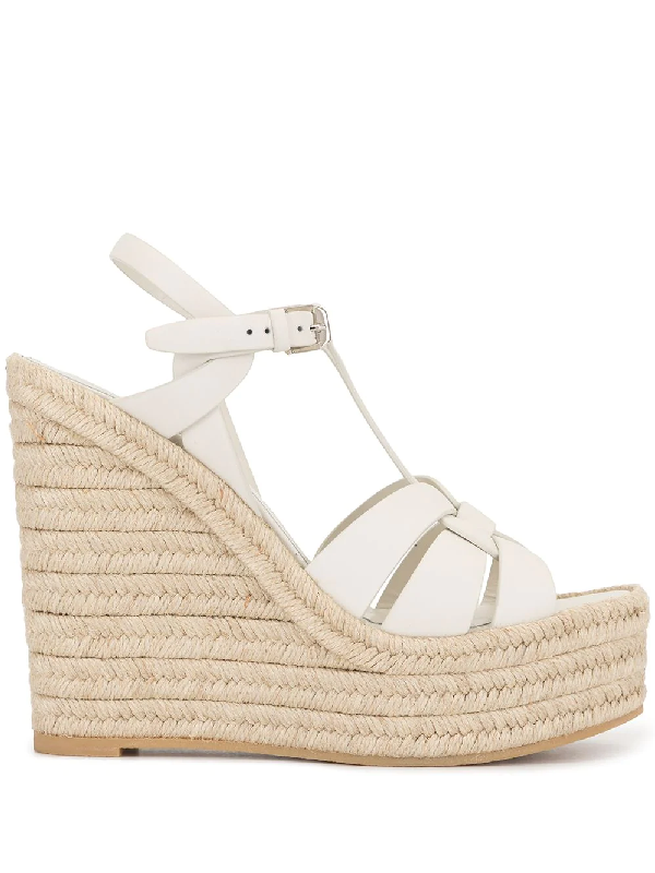 saint laurent tribute espadrille wedge