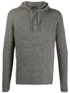 ROBERTO COLLINA DRAWSTRING HOODED SWEATER