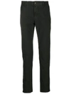 Incotex Slim Fit Trousers In Grey Wool In Grey