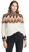 COACH 1941 FAIR ISLE TURTLENECK jumper