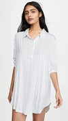 Eberjey Nordic Stripe Boyfriend Sleep Shirt In Multi