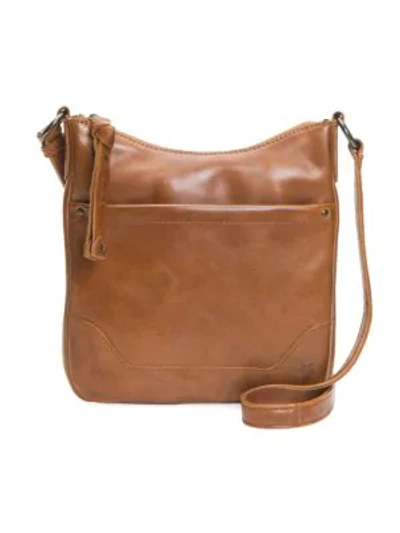 Frye Melissa Leather Swing Pack In Cognac