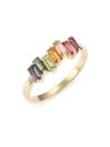 KALAN BY SUZANNE KALAN 14K Yellow Gold & Rainbow Multi-Stone Ring