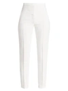 Akris Punto Freya Straight-leg Pintuck Pants In Cream