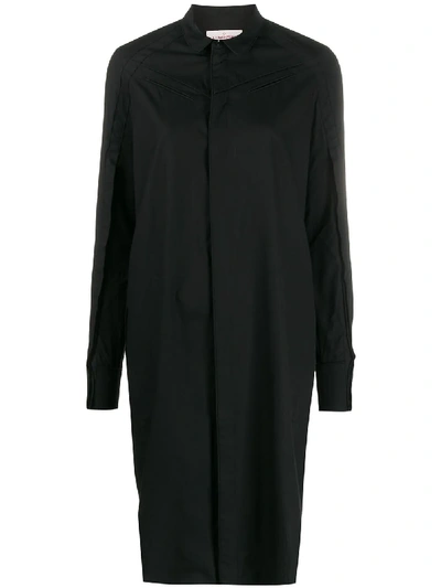 A.f.vandevorst Doris Shirt Midi Dress In Black