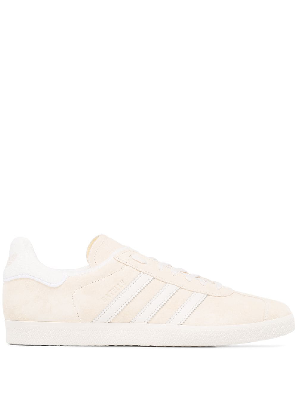 Adidas Originals Adidas Beige Gazelle Low Top Suede Sneakers In Neutrals |  ModeSens