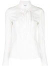 AKRIS PUNTO PLEATED BIB SHIRT