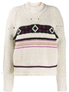 ISABEL MARANT intarsia-knit jumper