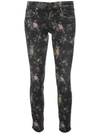 R13 JEANS MIT BLUMEN-PRINT