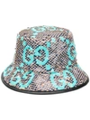 GUCCI SEQUINNED GG BUCKET HAT