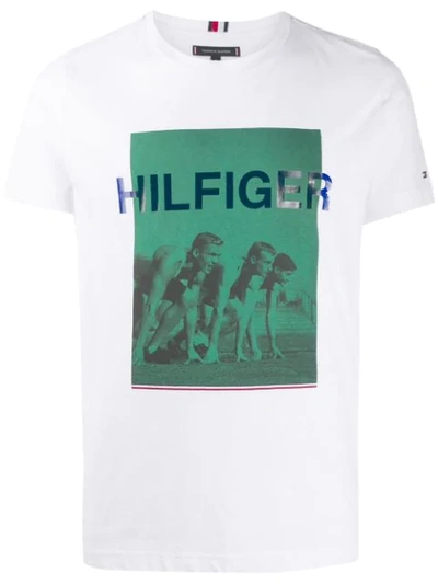 Tommy Hilfiger Printed T-shirt In White
