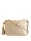 Michael Michael Kors Jet Set Crossbody Bag In Gold