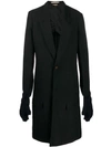 COMME DES GARÇONS HOMME DEUX ONE-BUTTON LONG COAT