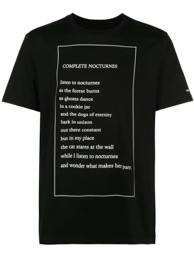 Takahiromiyashita The Soloist Graphic Print T-shirt In Black
