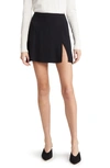 Reformation Tamara Miniskirt In Black