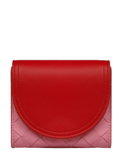 Bottega Veneta Pink Leather Wallet