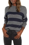 RAILS ELLISE STRIPE CASHMERE BLEND SWEATER,821-345-1523