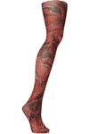 GANNI + SWEDISH STOCKINGS PRINTED 60 DENIER TIGHTS