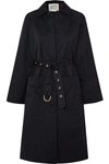 ALEX MILL CHANNEL BELTED COTTON-BLEND GABARDINE TRENCH COAT