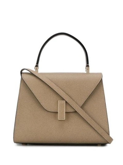 Valextra Iside Small Tote In Neutrals