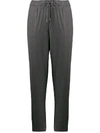 FABIANA FILIPPI HIGH RISE DRAWSTRING TAPERED TROUSERS