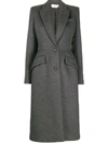 ALEXANDER MCQUEEN SINGLE BREASTED FITTED COAT