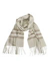 BURBERRY BURBERRY CLASSIC CHECKED FRINGED SCARF