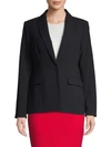 CALVIN KLEIN COLLECTION ONE-BUTTON BLAZER,0400099341718