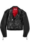 RE/DONE 80s cropped leather biker jacket