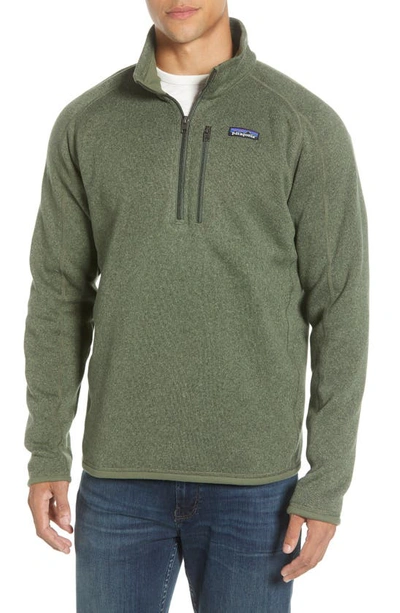 Patagonia Better Sweater Recycled Knitted Half-zip Sweater In Green