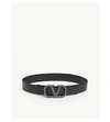 VALENTINO GARAVANI LOGO LEATHER BELT