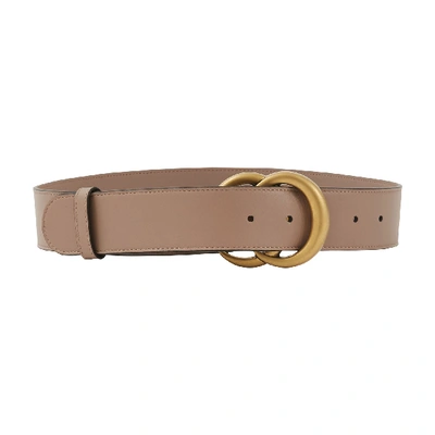 Gucci Gg Marmont Belt In Nude