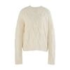 ACNE STUDIOS KANNICK CABLE KNIT SWEATSHIRT,A60092 AE91