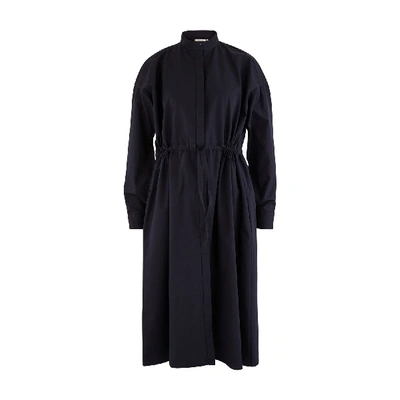 Maison Rabih Kayrouz Long Dress With Long Sleeves In Navy