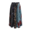 DRIES VAN NOTEN SEQUINNED PLEATED SKIRT,SAX 8232 977