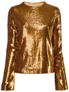 GALVAN SEQUIN CLARA BLOUSE